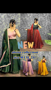 [PRE-ORDER] 2026 JAN PURE SOFT FENDY EMBROIDERY SEQUENCE WORK GOWN SET WITH DUPATTA ( S TO 3XL) DELIVERY 10 WORKING DAYS ( ETA: 2026-03-30 ) | ELEGANT EMBROIDERED FENDY GOWN SET (S-XXXL SIZES)
