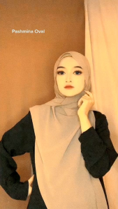 Hijab Pashmina Instan oval inner Babydoll 3in1
