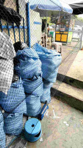 6x65 m lubang 1cm x 1cm Jaring pagar ayam atau bebek dan pagar tanaman dll hrg 1 pcs