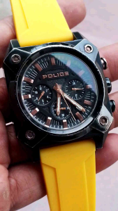 jam tangan POLICE chronograph original mens watch preloved/second/bekas