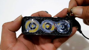 LAMPU TEMBAK MOTOR/MOBIL DC 12 VOLT/LAMPU STROBOW BLITS KOTAK 3MATA LAMPU LED LUAR WATERPROOF