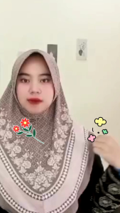 Jilbab Instan Bergo Motif Sublim Hijab Syari