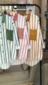 KEMEJA GARIS UNIK IMPORT BTT