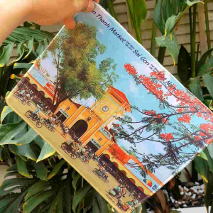 Miếng lót chuột máy tính mouse pad 25x20cm in tranh vẽ tay danh lam thắng cảnh quê hương Việt Nam