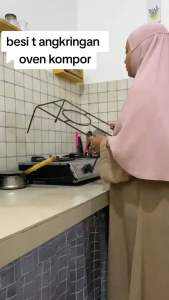 Tatakan oven Quantum besi tebal dan kokoh