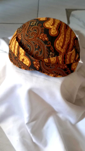Blangkon Anak Model Solo Motif Batik Coklat