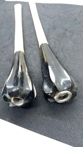 once pipa tanduk kerbau kombinasi tulang kerbau motif blimbing Fs116