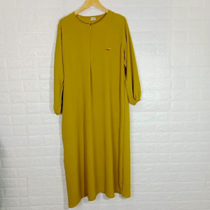 gamis annabelle bahan cringkeul airflow premium LD 115 cm PB 130 cm