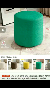 Ghế đôn tròn ghế trang điểm ghế sopađôn ghế thử giày ghế phòng ngủđôn tròn đôn phòng khách