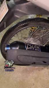 ท่อ Click110i คาร์บูและหัวฉีด คลิ๊ก110i ตรงรุ่น ท่อผ่าชาญสปีด Chanspeed