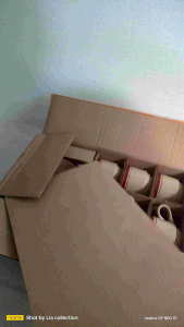 Set Cangkir Kopi Klasik List Coklat