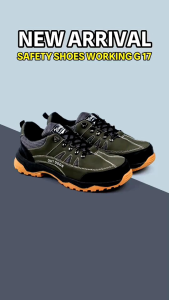 Sepatu Pria Safety Outdoor Kasual Ujung Besi G 17