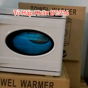 Tủ Hấp Khăn Nóng spa Tiệt Trùng Dụng Cụ BT-216 Có Kính Hàng Loại 1.