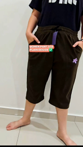 Grandma Pant 3/4 Nenek Seluar 3suku Pakai Di Rumah.