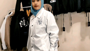 jaket coach smile putih pria wanita terbaru windbreaker