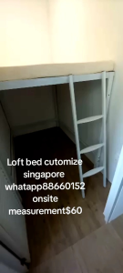 Loft bed customize for helper room singapore