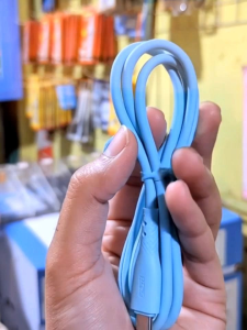 Kabel Data Charger Micro USB Standar Warna Biru Pastel