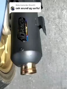 knalpot tusukigi DRACO SUARA BAS ADEM BEAT VARIO MIO NMEX PCX AEROX
