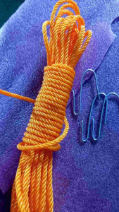 tali tambang PE serbaguna tali kerekan sangkar burung panjang 10 meter tebal 4mm plus kawat