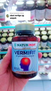 Obat sakit kepala herbal obat sakit kepala sebelah kiri kanan migren sakit kepala menahun sinus vertigo pusing penglihatan berbayang berputar sakit kepala belakang obat sakit kepala yang ampuh alami obat sakit kepala ibu menyusui VERMIFIT isi 50 kapsul