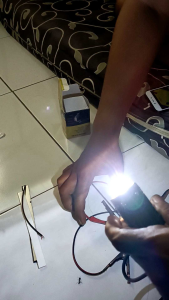 LAMPU LED TEMBAK LASER MINI 2 WARNA - LAMPU TEMBAK SOROT