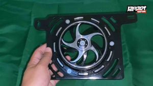 Set Cover Radiator NMAX New Old Aerox Lexi Spinner Bahan Aluminium Berkualitas - Motorcycle