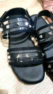 Jacky Laras Tali Sandal Wanita Kekinian Jumbo Size Big Size Custom Kaki Lebar Gendut Hadiah Kado Sepatu Sensal Cewek Perempuan