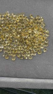 Real Citrine Gemstone (Natural Citrine) Gemstone Size44.24.5 Mm. RoundAsk For More Information Via Text