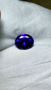 Batu akik sere warna ungu natural