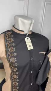 KOKO COUPLE AYAH DAN ANAK - KEMEJA KOKO / KEMKO COUPLE MOTIF ZAMZAM BY AGNINA