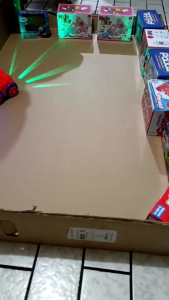 Thomas the Tank Engine battery operated toy train with LED lights 3-piece set indoor play vehicle.