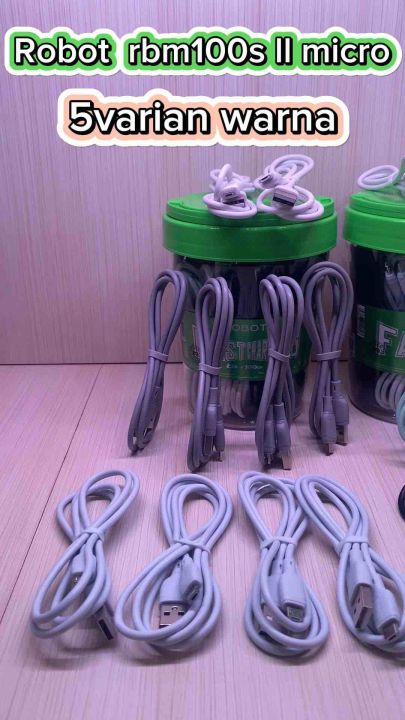 Micro Usb Identification 1TOPLES ISI 20PCS MICRO ROBOT RBM100s ll 2.4A ⚡️kabel data USB original ...