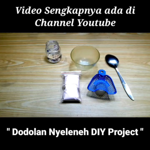 Gips (Biru) Bahan Kerajinan Gigi palsu Proses Ke-2 Setelah Alginat (Proses Luar mulut) Non Alkes