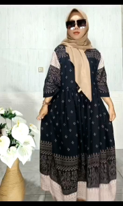 Daster Midi Abeela Versi Tali /Daster Bahan Rayon viscose