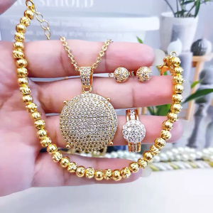 Satu Set Perhiasan Wanita Dewasa Xuping Gold Terbaru 0612ab