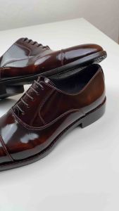 COSMOS SHOES รองเท้าหนังผูกเชือก ทรง Oxford รุ่น Balmoral Cap Toe Oxford มีเบอร์ใหญ่สุด 48