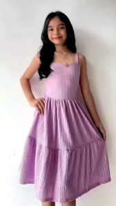 AFS  -KELLY MINI SKATER DRESS FOR KIDS |7-10  years old {KHY]