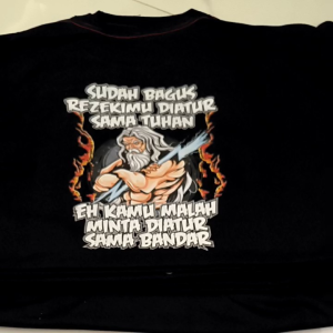 Kaos B4ndar Max BB 150 Kg: Ukuran 2XL Sampai 7XL Untuk Pria & Wanita