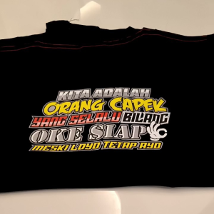 Max Bb 150 Kg Kaos Jumbo Big Size Dewasa Kita Adalah Orang Capek Yang Selalu Oke Siap 2XL Sampai 7XL Pria Dan Wanita Bahan Semi Katun Combed 24s