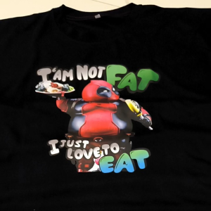 Kaos I Just Love To Eat Max BB 150 Kg & Ukuran 2XL sampai 7XL