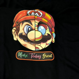 Apple Max Bb 150 Kg Kaos Jumbo Big Size Dewasa Make Today Great 2XL Sampai 7XL Pria Dan Wanita Bahan Semi Katun Combed 24s