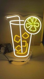 ป้ายไฟ ป้ายไฟร้าน ป้ายไฟตัวอักษร ป้ายไฟวิ่ง ป้ายไฟนีออน ป้ายไฟled ป้ายไฟร้านเครื่องดื่ม-ชามะนาว