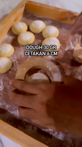 Cetakan Donat Kayu Ukuran 6 cm & Bayar di Tempat