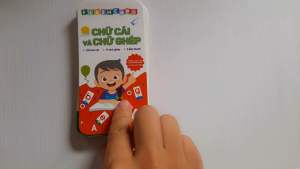 Bộ 42 thẻ học chữ cái Tiếng Việt phiên bản mới. Flash card chữ cái và chữ ghép theo phương pháp giáo dục của Glenn Doman