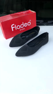 Sepatu Flat Wanita / Flatshoes Rajut Fladeo Premium / Bakul sandal 45