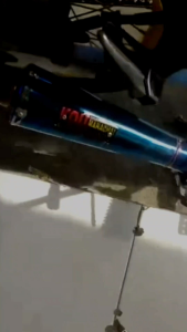 Silincer Knalpot KOU Mahachai Racing Full Blue Inlet 48/50mm