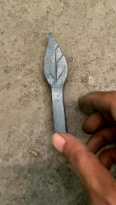 Ornamen Tombak Nako Tempa 16 ( 12mm ) | Tombak Nako Tempa Motif Daun | Aksesories Pagar besi Tombak