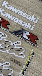 STRIPING STICKER  NINJA RR LIMITED EDITION 2007 TRASPARANT