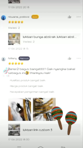 lukisan abstrak panel teksture minimalislukisan panel gold simple