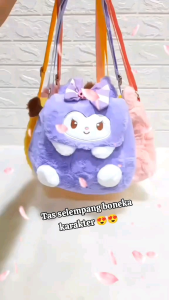Tas Selempang Boneka Tutup Depan Karakter Tas Boneka Tas Anak